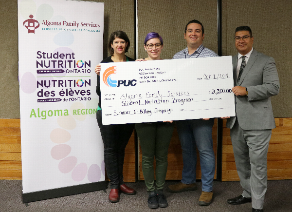 PUC Donates $2,300 to the Student Nutrition Program